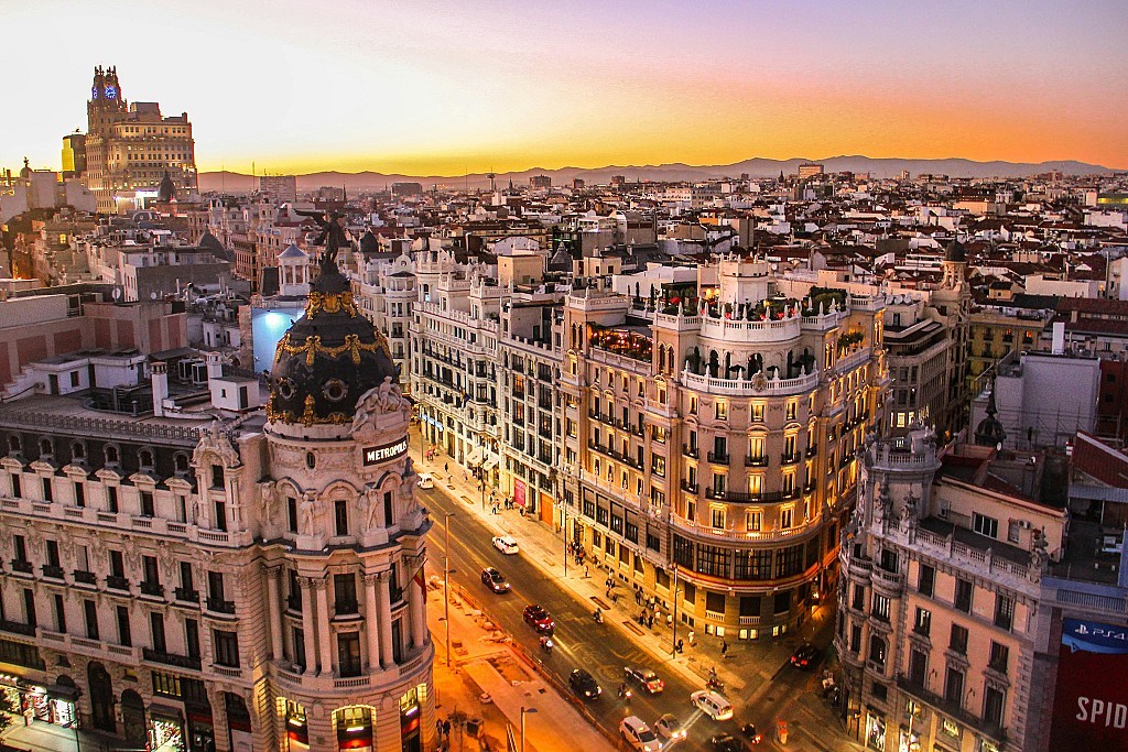 Biljetter till Madrids fotbollsmatch och sightseeing i Madrid