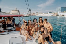 Small Group Catamaran Trip in Barcelona